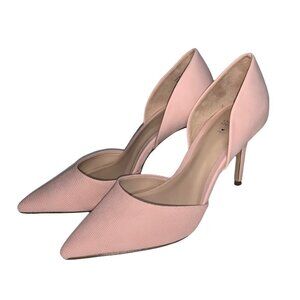 Call‎ it Spring Heels Women’s Size 7 US Pink Vegan Pointy Toe D’Orsay Stiletto